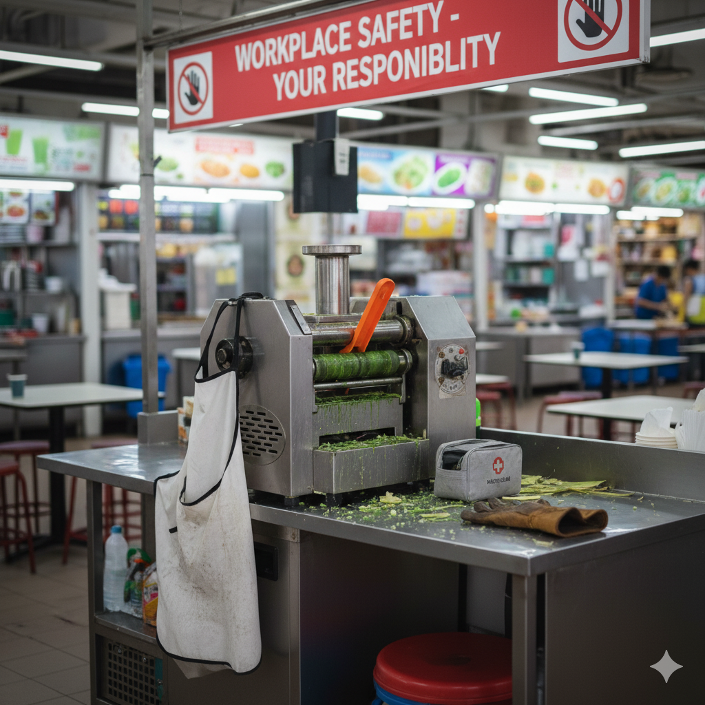 Sugarcane Juicer Accident in Clementi